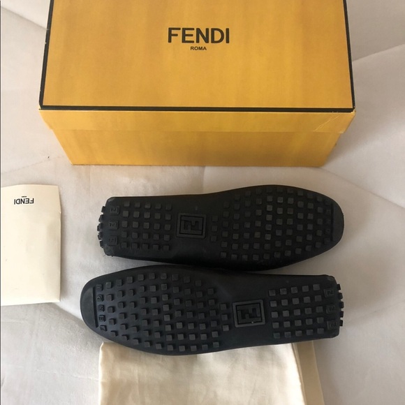 Black Fendi loafers size 10 in European size 11 US - Picture 2 of 2